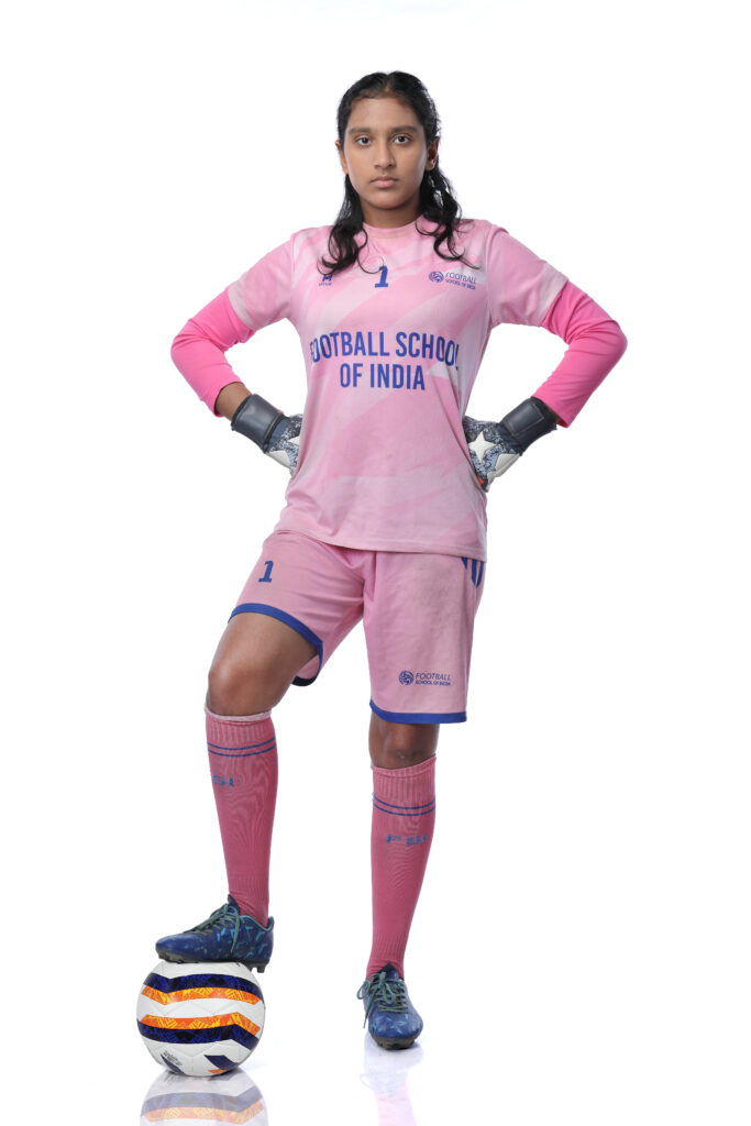 Goalkeeper Samaira Sharma